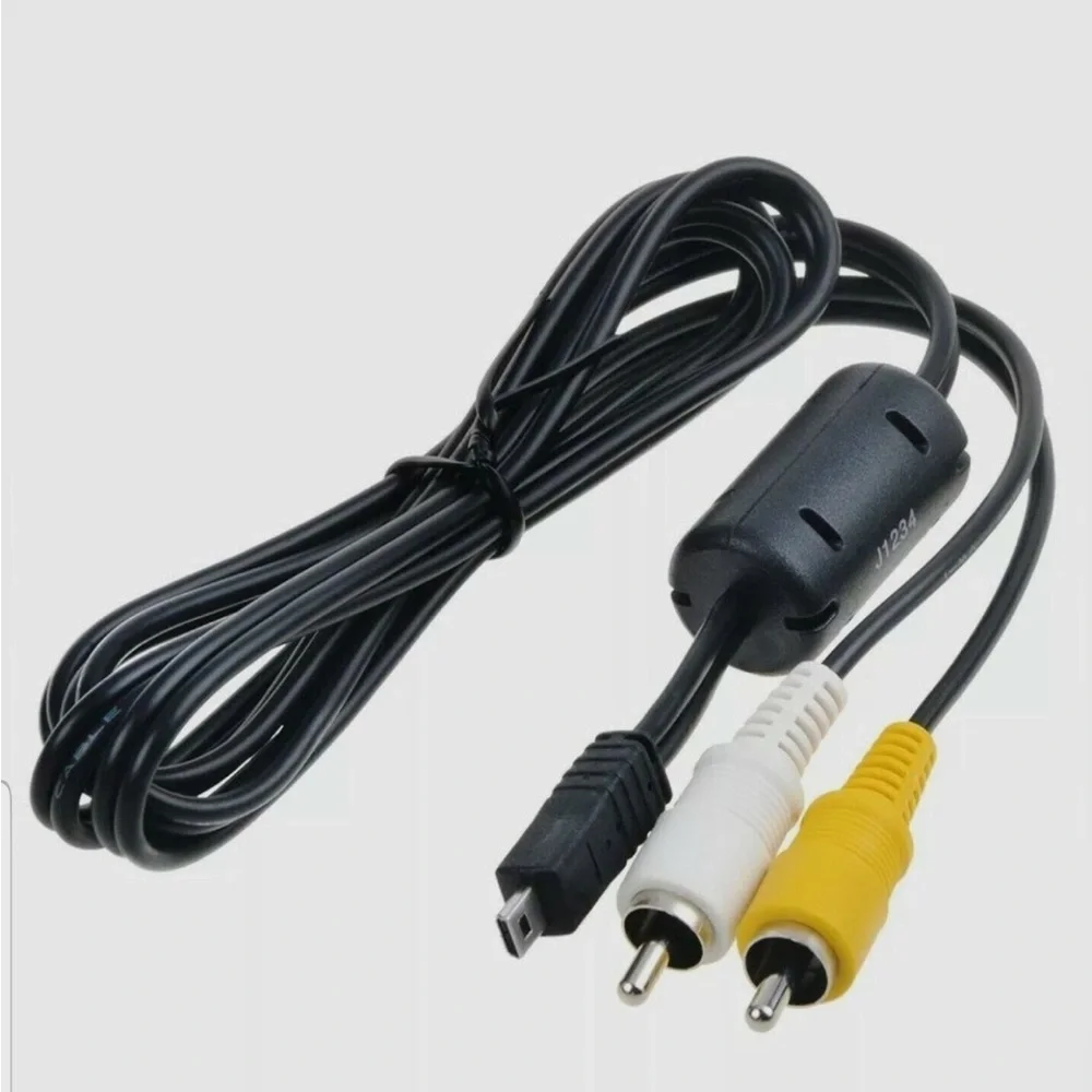 AV A/V Audio Video TV Cable Lead for Nikon Coolpix Camera D5000 D5100 D5200 4200